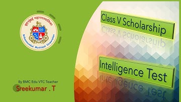 Std 5th -Scholarship Intelligence Test