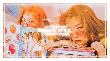 aesthetic mograph style transitions tutorial #2 | video star