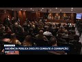Audiência pública discute o combate à corrupção