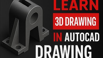 Easy Way to Model a 3D Mechanical Bracket in AutoCAD – Step-by-Step for Beginners!
