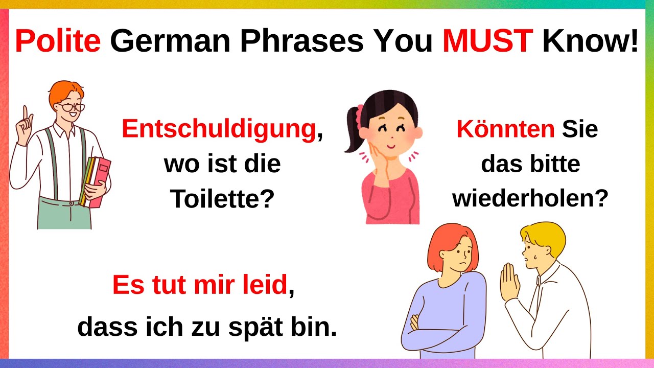 Polite German Phrases You MUST Know! (Don’t Skip This) - YouTube