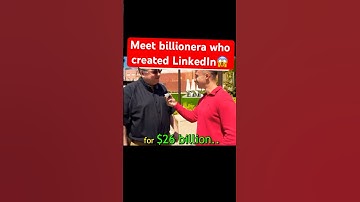 Meet billionera who created LinkedInn💀 Reid Hoffman💰#billionaire #linkedin #shortsfeed #shorts