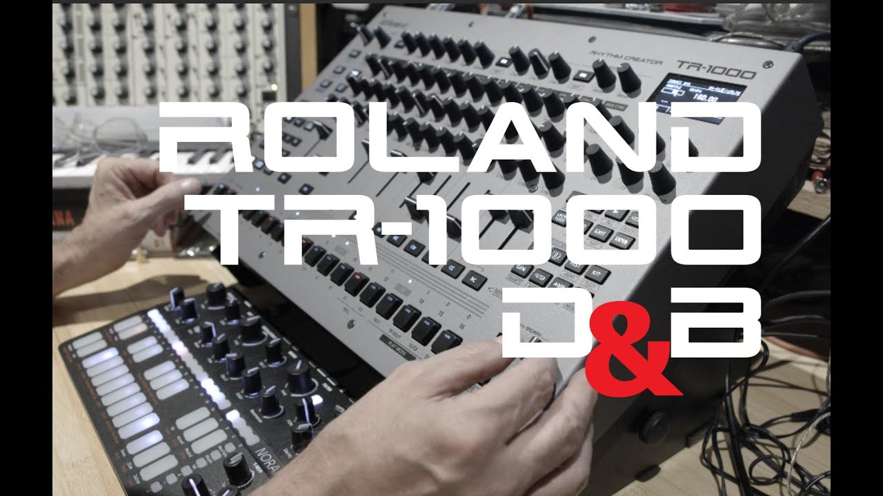 Roland TR-1000 makes Drum and Bass at 160bpm