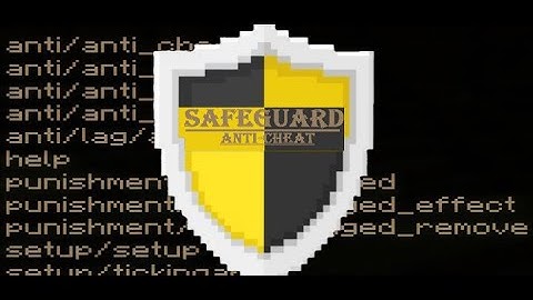 How to setup SafeGuard anticheat V1.3 (minecraft bedrock) (!OUTDATED!)