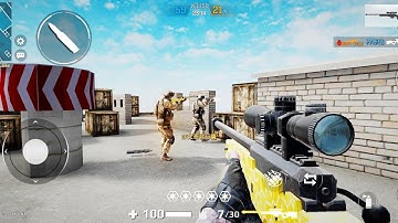 SHOT DAWN AWP Gameplay #2 - CSGO Mobile - New FPS Android Gameplay - Online FPS Unreal Engine 4 Game