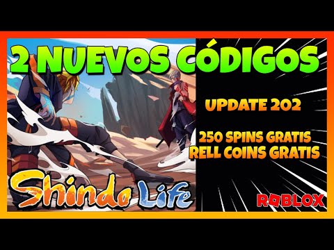 NOVO CÓDIGO DE 50 SPINS 5K RELL COINS NO SHINDO LIFE 136.2 