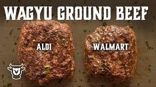 Ground Beef Review - Aldi Wagyu vs Walmart Wagyu - Which is BEST?!