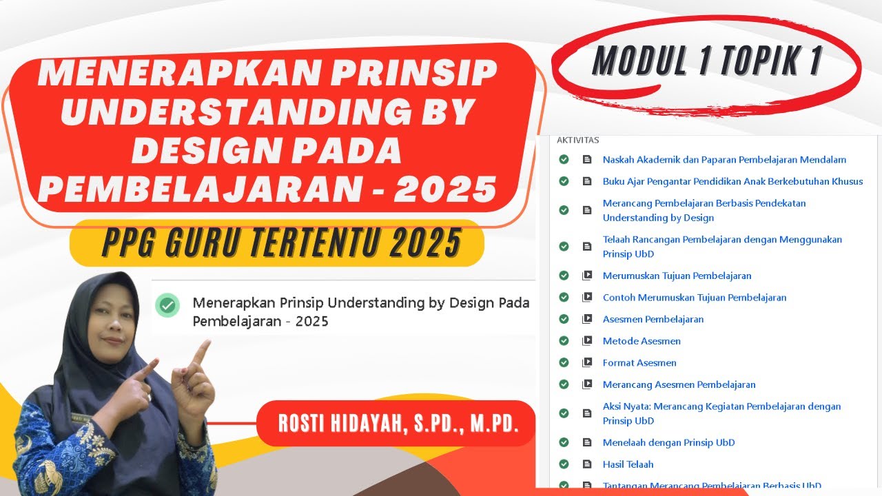 Cara Mengerjakan Menerapkan Prinsip Understanding by Design Pada Pembelajaran PPG Guru Tertentu 2025