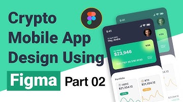 Crypto Mobile App Design Using Figma Part 02