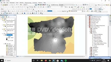 Pembuatan Peta curah hujan dengan metode Isohyet (IDW)