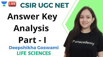 CSIR NET and GATE PYQs part 1 | Life Sciences | Unacademy Live - CSIR UGC NET | Deepshikha Goswami