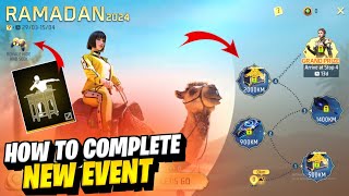 How To Complete Ramadan Event In Free Fire | Ramadan Event Free Fire 2024