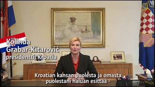 Croatia, President Kolinda Grabar-Kitarović