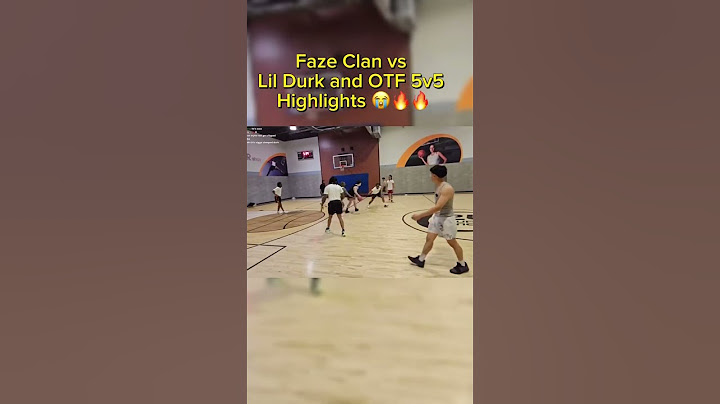 Faze Clan vs Lil Durk and OTF 5v5🏀 #faze #fazeclan #lildurk #🏀#plaqueboymax #twitch #stableronaldo