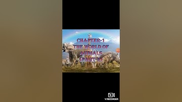 Class 5 | Chapter-1 |The World of Animals|Part-3 |  By Ms Prabha | 15-04-2020