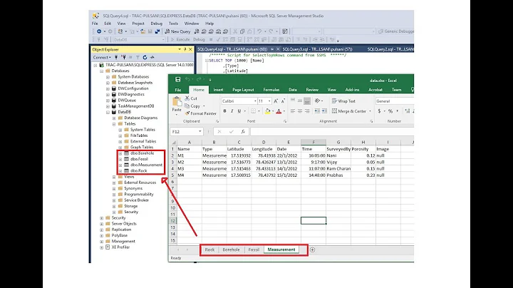 MS SQL Server - Management Studio - Import excel sheets as tables into database