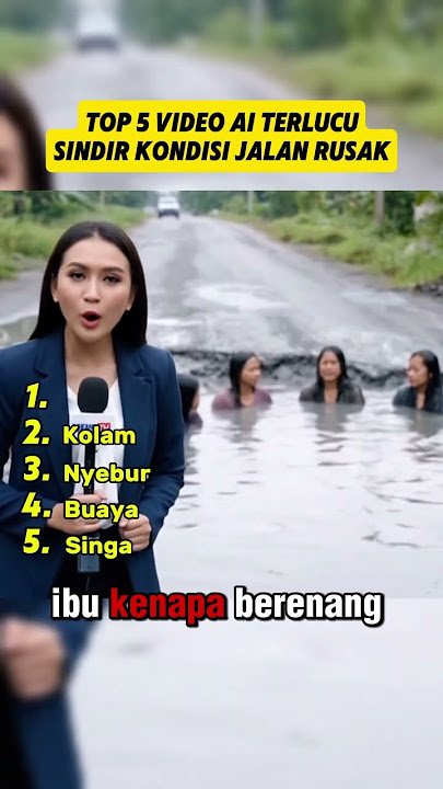 Top 5 Video AI Sindir Kondisi Jalan Rusak