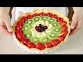 Crostata di Frutta Ricetta per Base, Crema e Gelatina - Homemade Fruit Pie Recipe