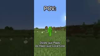 POV: Dijiste que Pepsi es mejor que Coca-Cola #shorts