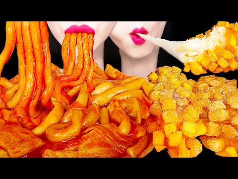 ASMR MUKBANG 직접만든 떡볶이, 명랑 핫도그 먹방 레시피 FRIED HOT DOG, TTEOKBOKKI EATING