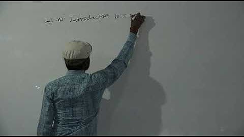 Unit 03 Introduction to C++ Class XI Video 01