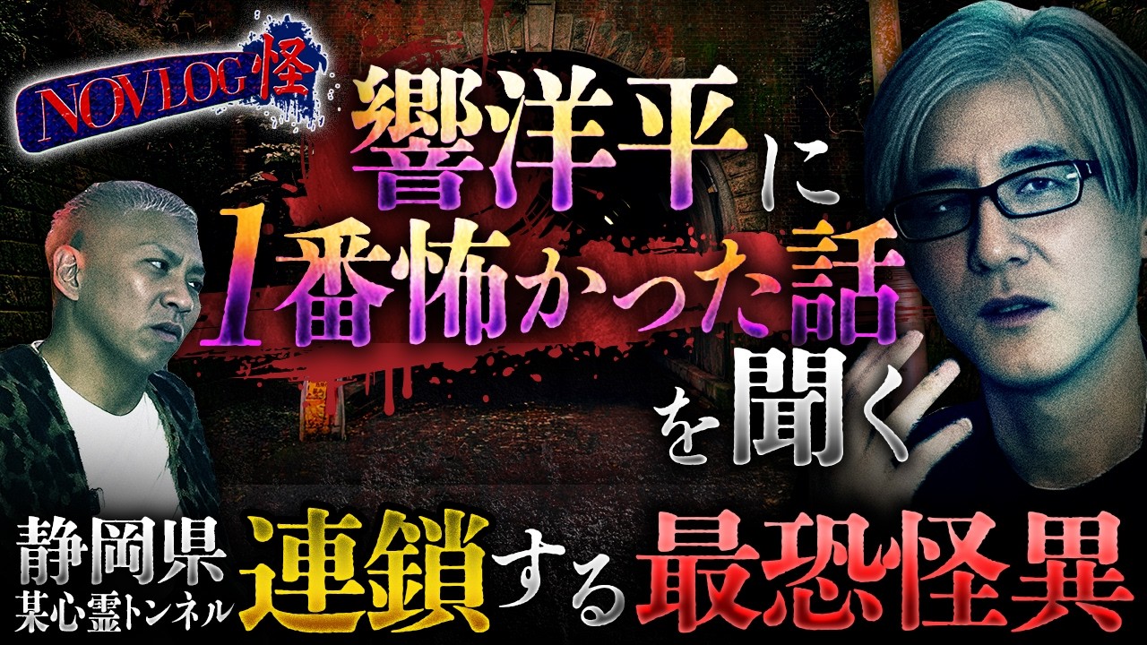 ※最恐怪談※静岡県・某有名トンネルで起こるド級の怪異‼️響洋平に一番怖かった話を聞いてみたらヤバかった‼️【NOVLOG怪】【ナナフシギ】