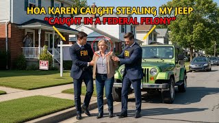 HOA Karen Tried to Steal My Jeep _ Caught in a Federal Felony