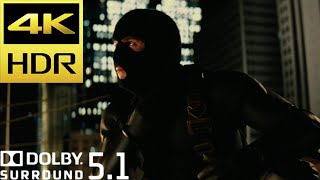 Bruce Waynes First Night As Batman Scene Batman Begins 2005 Movie Clip 4K Hdr
