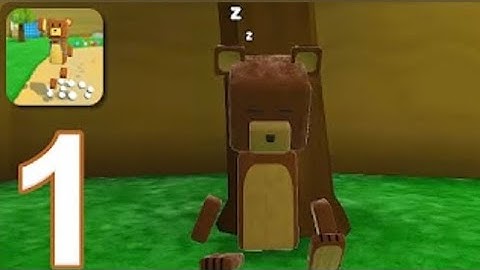 Super Bear Adventure part 1- gameplay walkthrough - tutorial & turtletown ( IOS , Android )
