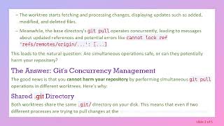 Understanding the Risks of Git Pull in Simultaneous Worktrees