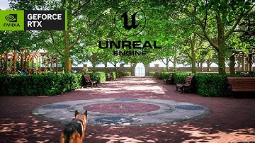 Walking in City Park | REALISTIC GRAPHICS in UNREAL ENGINE 5 RTX 3060 Real Time