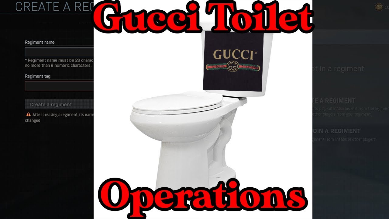 Gucci Toilet Operations, 5 Brainlets create a Regiment