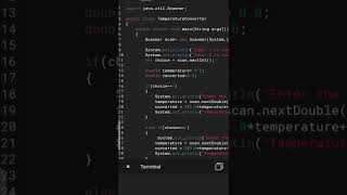 Temperature Converter in python | #python  #coding #shorts #shortvideo #codingquestion