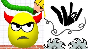 Draw To Smash vs Save The Stick - Satisfying ASMR Gameplay All Update Levels