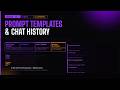 L12- Prompt Templates, Pipe Operator &amp; LLM Memory | ChatPromptTemplate · Variables · Chat History