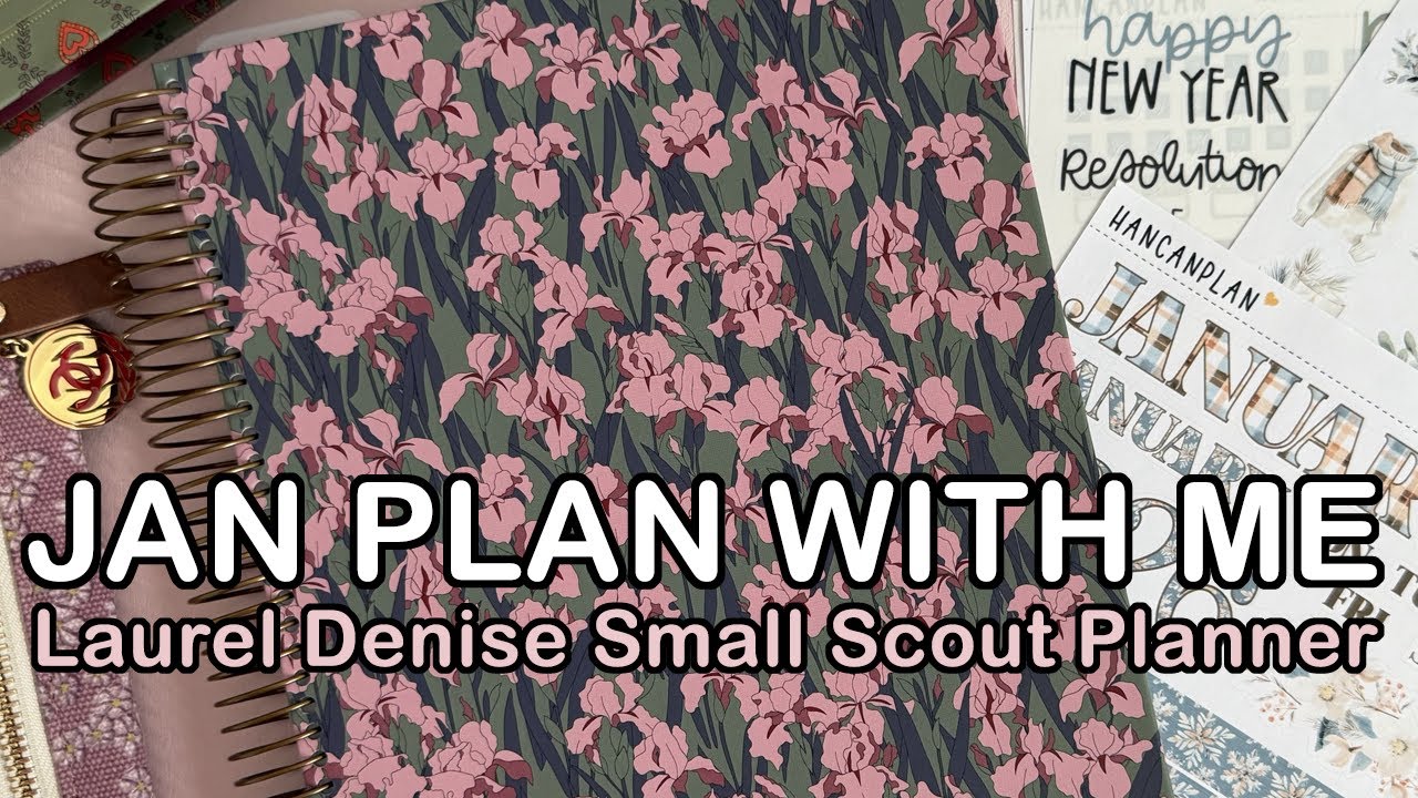 Plan with Me January 2026 | Laurel Denise Small Scout Planner | New Planner Setup