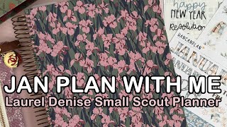 Laurel Denise Small Scout Planner | Plan with Me January 2026 | New Planner Setup