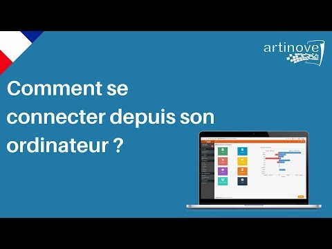 Artinove - Comment se connecter depuis un ordinateur ?