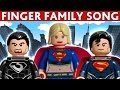 Daddy Finger Song LEGO SUPERMAN Minifigures Finger Family SUPERMAN Nursery Rhymes For Children