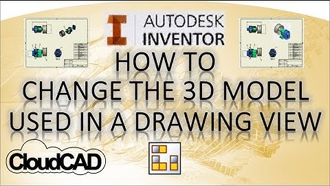 Swap/Change The 3D Model Used In a Drawing View | Autodesk Inventor