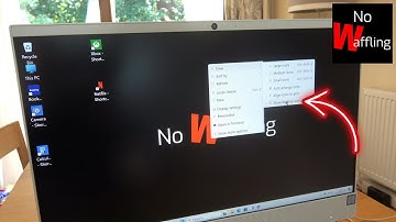 How to TEMPORARY HIDE ALL Desktop Icons or Delete on Windows 11 - Beginners guide