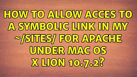 How to allow acces to a symbolic link in my ~/Sites/ for Apache under Mac OS X Lion 10.7.2?