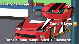 Tutorial menbuat lampu biled,bisa di ubah warnanya || Cuma 9 layerrrr!!!!!? ||Cinematic Livery baru screenshot 4