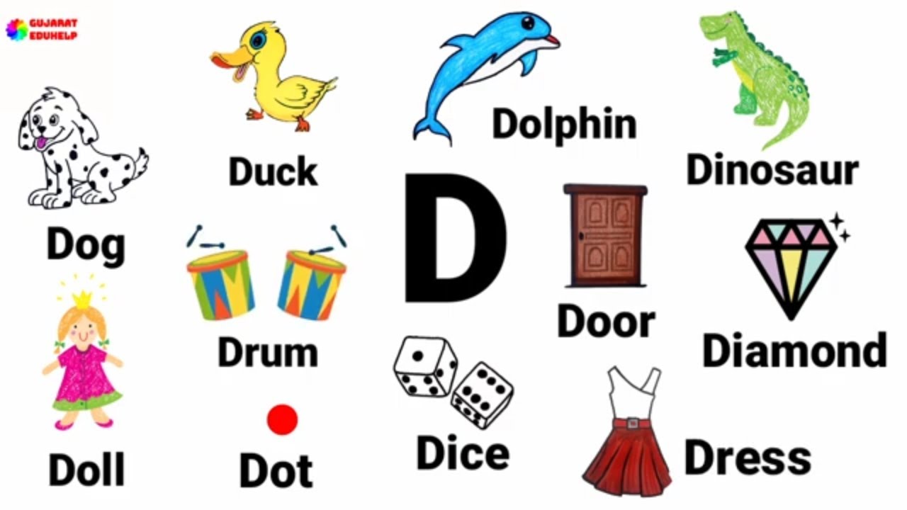 D letter words in English | Words starting with D | Letter D words ...