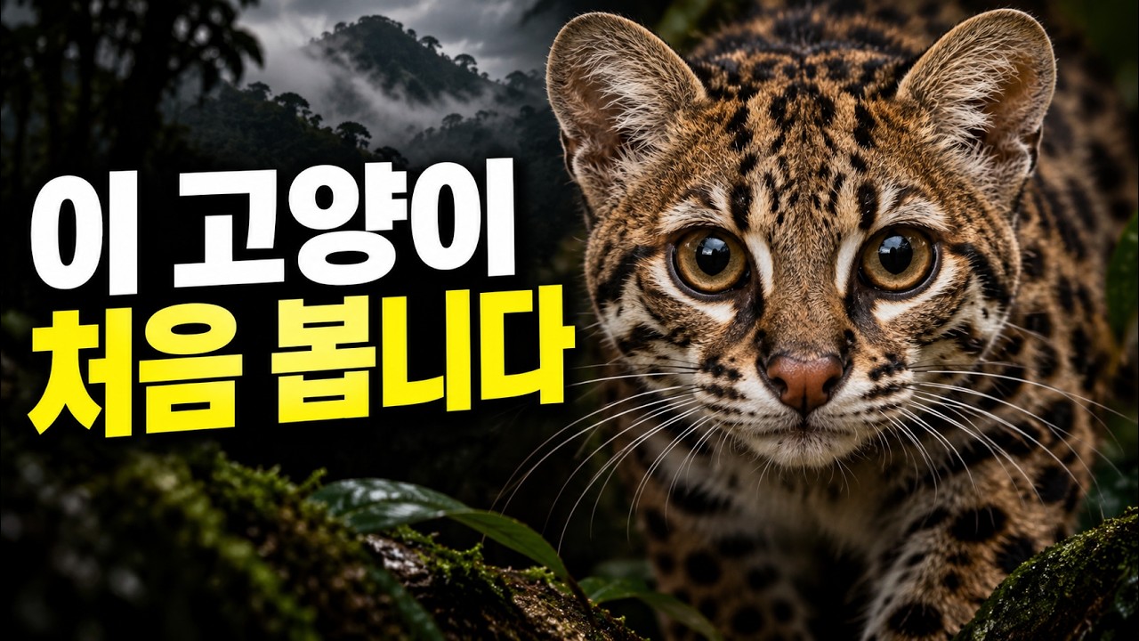 집 고양이보다 작은 '새로운 고양이'가 100년만에 발견됐습니다!!
