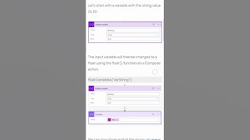 How To Convert String To Float In Power Automate.