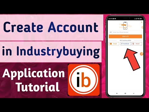 How to Create Account in Industrybuying Online Shopping App