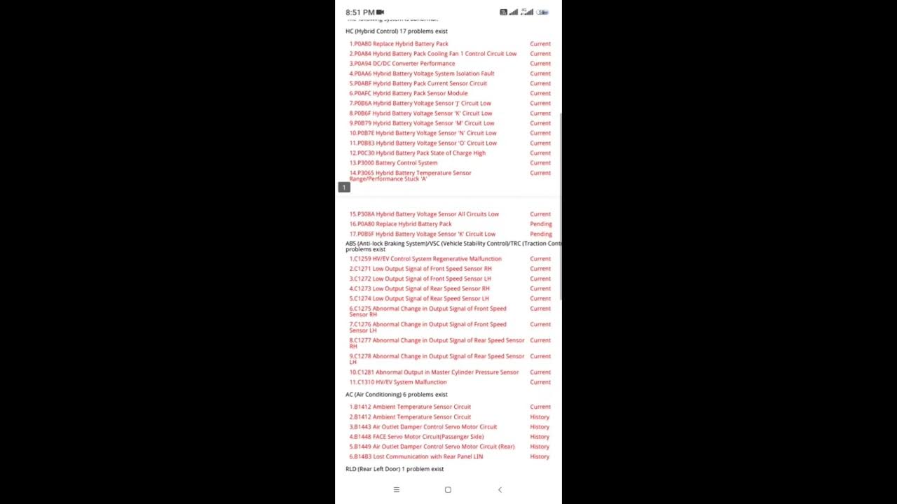 P308A P0A80 P0B6F Code Problem Solved - YouTube