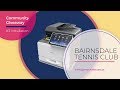 Bairnsdale tennis club installation