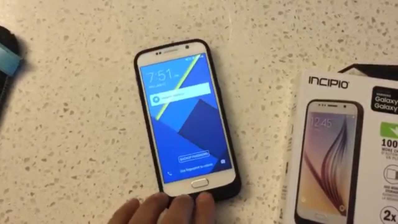 REVIEW INCIPIO OFFGRID Samsung Galaxy S6 Battery Case w/SD Card Slot